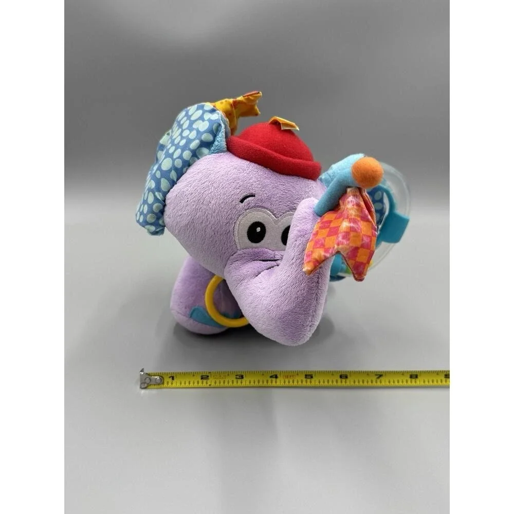 Infantino Purple Elephant Plush Activity Toy 10